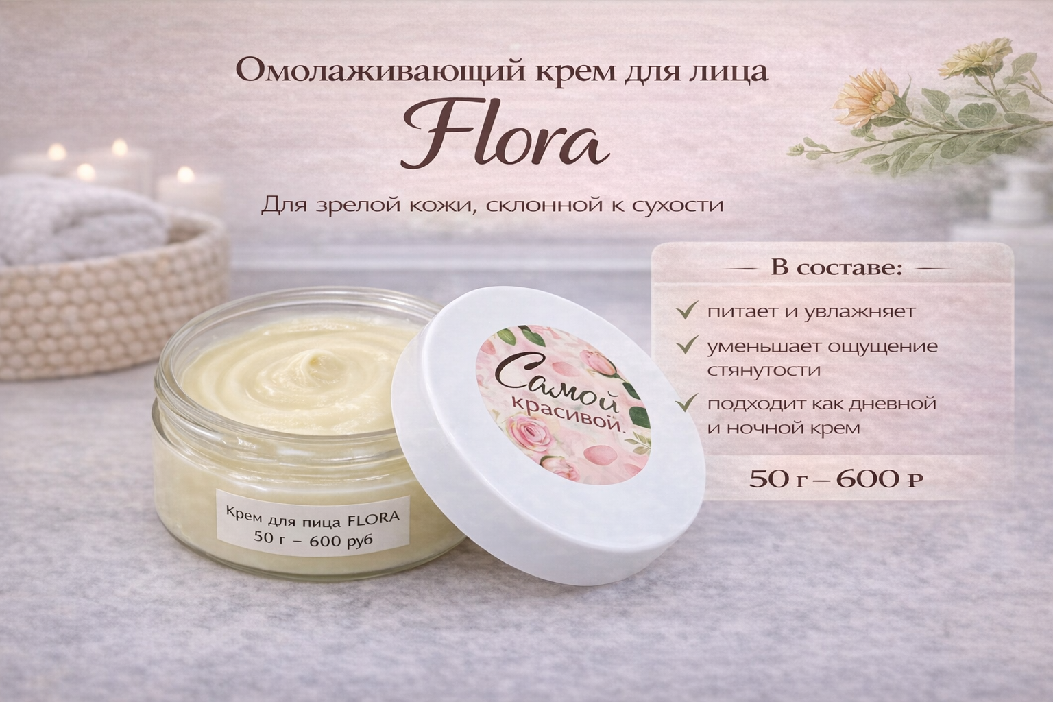 Главный визуал бренда «Мелодия природы»